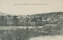 Cublac : "Corrèze - 2. Cublac - Vue générale (côté Levant)".