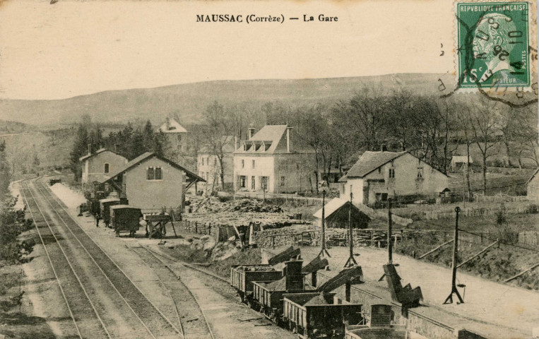 Maussac : La Gare.