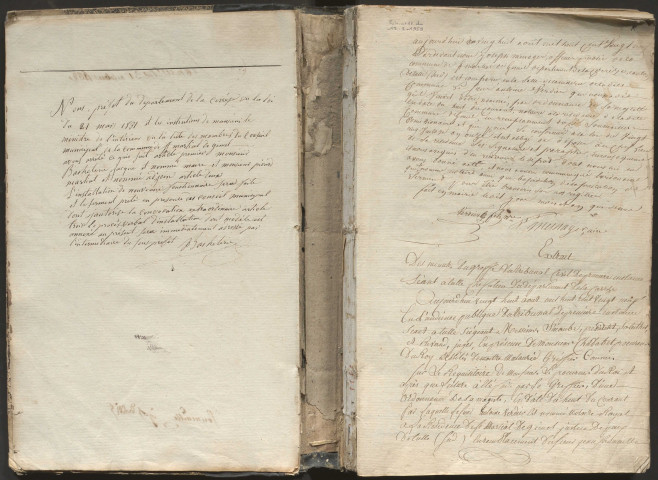 Délibérations du conseil municipal. 28 août 1829-11 septembre 1881