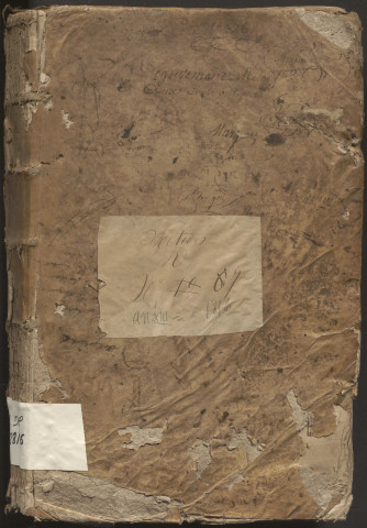 Délibérations du conseil municipal. 25 juillet 1805-09 mars 1816