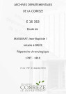 Répertoire chronologique : 7 mai 1787-31 décembre 1810