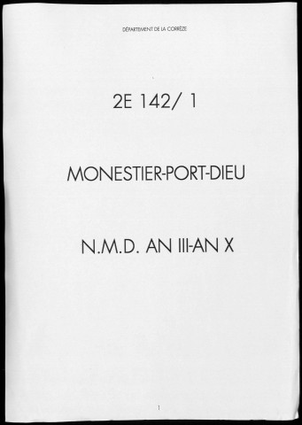 Baptêmes, mariages, sépultures puis naissances, mariages, décès (1782-1802)