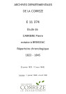 Janvier 1823-mars 1845