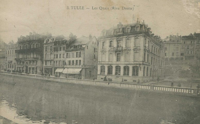 Tulle : "3. Tulle - Les quais (rive droite)".
