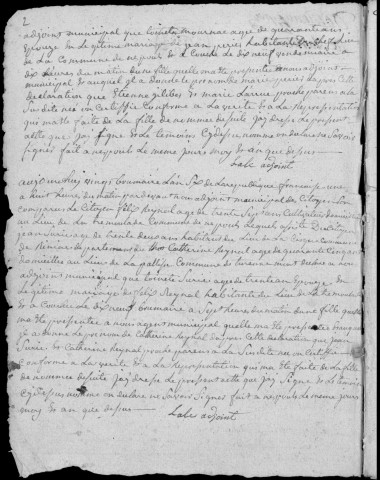 Naissances, mariages, décès (1798-1802)