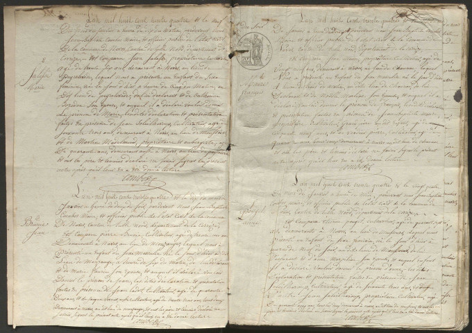 Naissances (1834-1848)