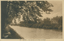 Brive-la-Gaillarde : "63. - Brive. - La Corrèze et le pont Cardinal".