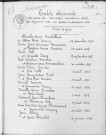 Tables décennales des mariages (1943-1952)