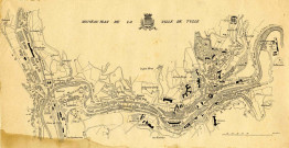 "Nouveau plan de la ville de Tulle".