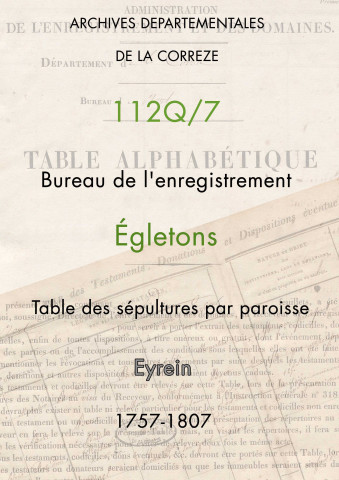Paroisse de Eyrein