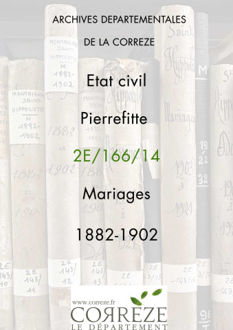 Mariages (1882-1902)