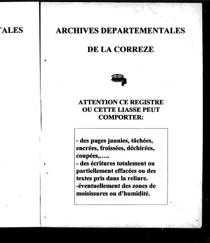 Naissances, mariages, décès (1893-1902)