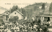 "75. Tulle - Quartier de Souilhac. Sortie des écoles".