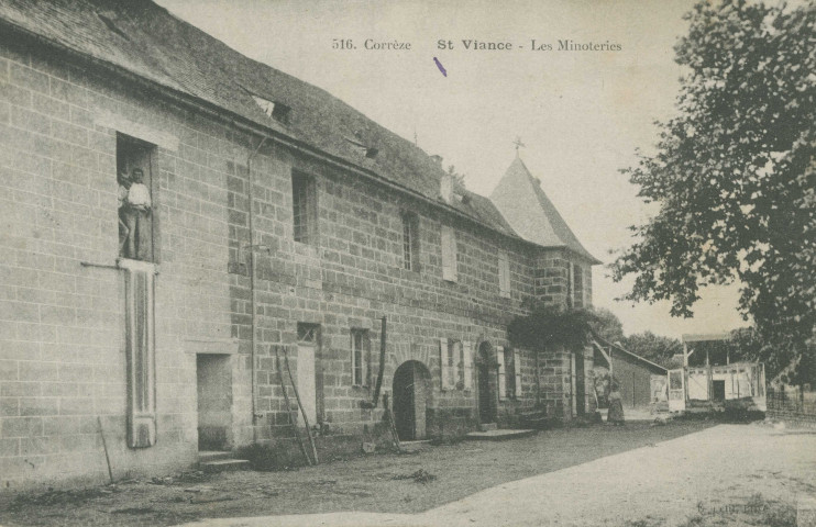 Saint-Viance : "516. Corrèze St-Viance - Les minoteries".