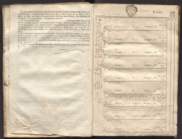 20 décembre 1764-17 décembre 1766