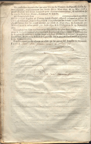 1er juillet 1767-20 novembre 1767