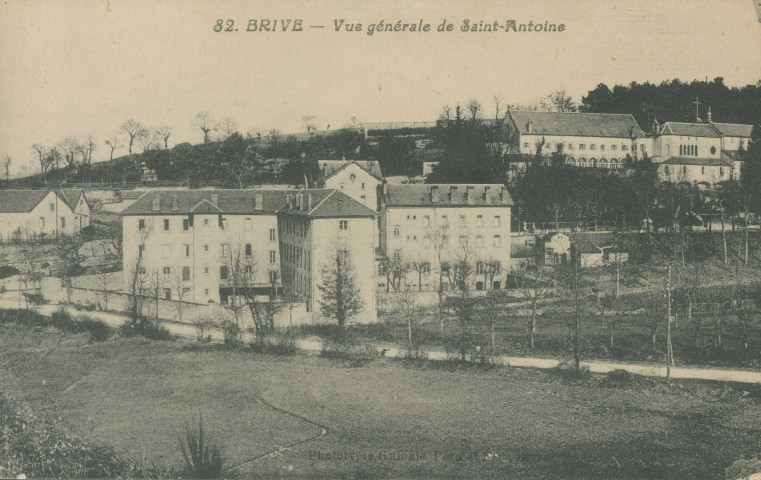 Brive-la-Gaillarde : "82. Brive - Vue générale de Saint-Antoine".