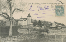 Chasteaux : "Corrèze - Le château du Sorpt, près Chasteaux".