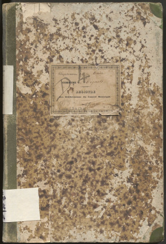 Délibérations du conseil municipal. 1er janvier 1853-30 juin 1861