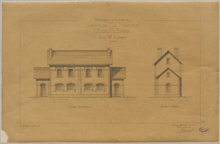 Maison d'école.