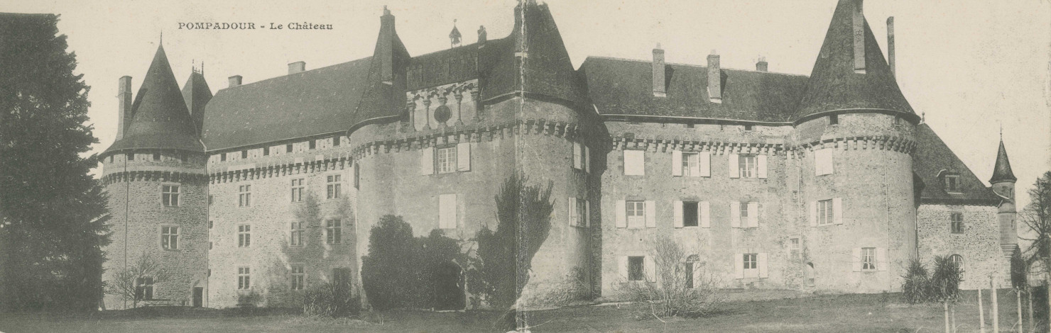 Arnac-Pompadour : "Pompadour - le château".