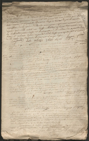 Fragment du registre de délibérations (9 mai 1831-12 mai 1833). Délibérations du conseil municipal (1838-1858).
