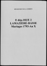 Mariages (1793-1802)