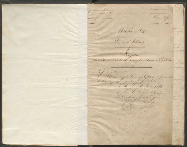 Délibérations du conseil municipal. 11 mai 1854-28 décembre 1884