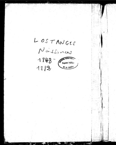 Naissances (1843-1882)