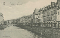 Tulle : "La Corrèze illustrée - Tulle - Quai de Valon".