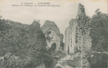 Aubazine : "4 Corrèze. - Aubazine. - Ruines de l'Abbaye de femmes de Coyroux.".