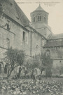 Aubazine : "Obazine (Corrèze) - Abbaye cistercienne (XIIe s.) - Salle capitulaire - Les cloîtres".