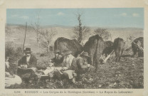 Marcillac-la-Croisille : "6244 Nougein - Les gorges de la Dordogne (Corrèze) - Le repos du laboureur".