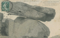 Affieux : "La Corrèze pittoresque - 136. Environs de TREIGNAC, pierre mégalithique dite "pierre des druides" au sommet des Monédières".