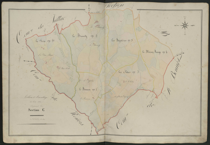 Tableau d'assemblage de la section C