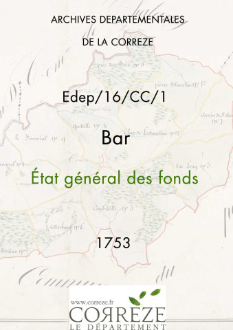 État général des fonds. 14 octobre-14 décembre 1753