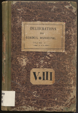 Délibérations du conseil municipal. 07 octobre 1866-13 mai 1883