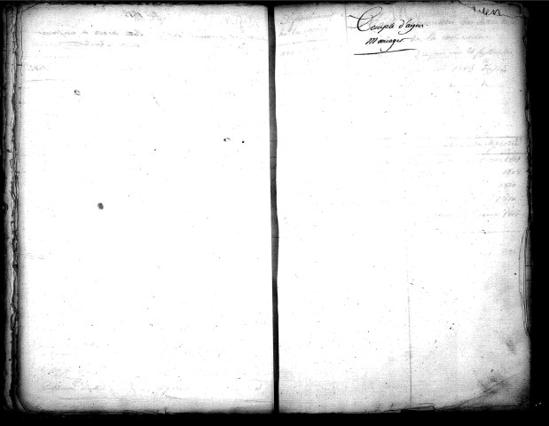 Tables décennales des naissances (1803-1812)