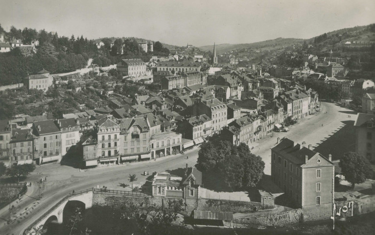 Tulle : "Tulle (Corrèze) - Vue générale".