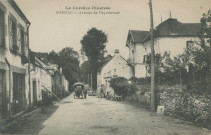 Sornac : "La Corrèze illustrée - Sornac - Avenue de Peyrelevade".