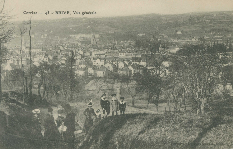 Brive-la-Gaillarde : "Corrèze - 45 - Brive, vue générale".