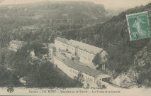 Bort-les-Orgues : "Corrèze - 270. Bort - Manufacture de soierie - Les usines de la Cascade".