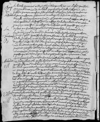 Baptêmes, mariages, sépultures (1751-1773)