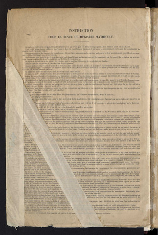 Classe 1912 : matricules 1 à 500.