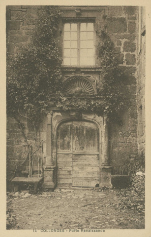 Collonges-la-Rouge : "14 Collonges - Porte Renaissance".