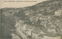 Tulle : "Tulle. - Quai Baluze - Quai de Lyon et quartier de l'Alverge".