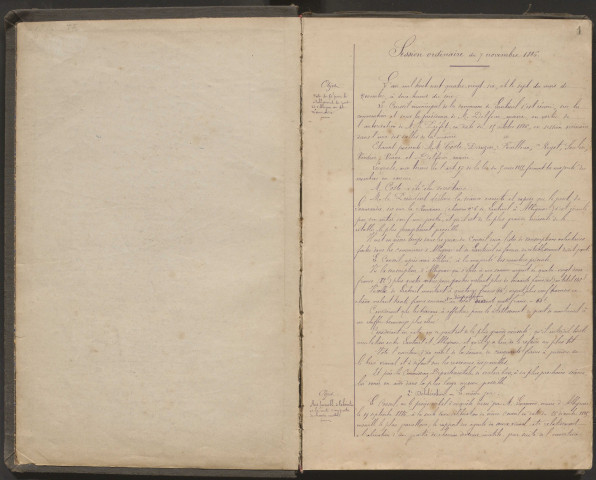 Délibérations du conseil municipal. 07 novembre 1886-20 février 1916