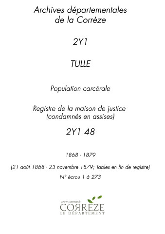 21 août 1868 - 23 novembre 1879
