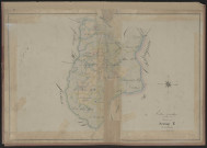 Tableau d'assemblage de la section E de la Terrade