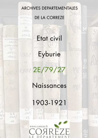 Naissances (1903-1921).